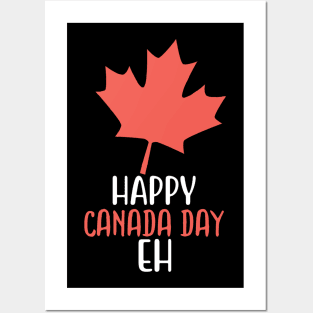 Happy Canada Day Eh Posters and Art